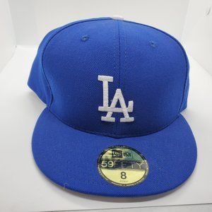 MLB LA Dodgers New Era 59Fifty Baseball Cap Size 8